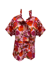 Load image into Gallery viewer, Boho Chic | Short Sleeve Ruffle Print Top
