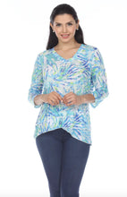 Load image into Gallery viewer, Tango Mango | 3/4 Sleeve Print Top
