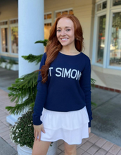 Load image into Gallery viewer, Pink Pineapple | Classic Saint Simons Sweater
