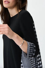 Load image into Gallery viewer, Joseph Ribkoff | Blk/wht Tunic
