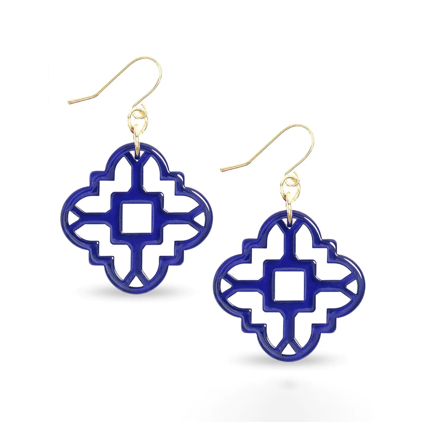 Cloister Collection | Small Resin Mosaic Tile Earring