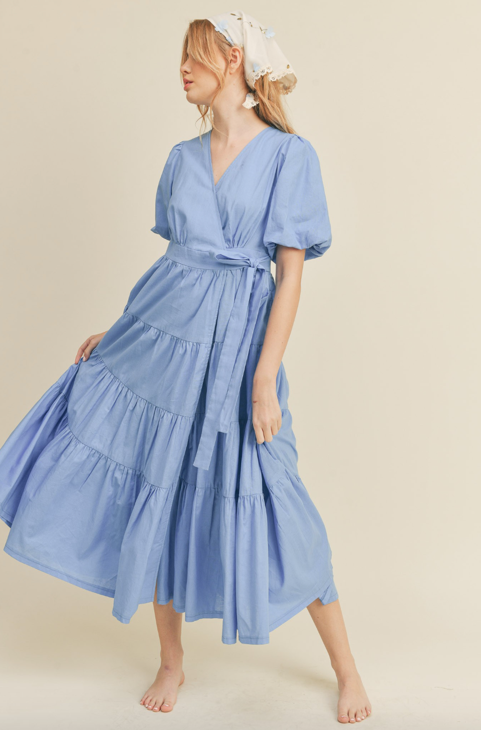 Cloister Collection | Long Puff Sleeve Dress