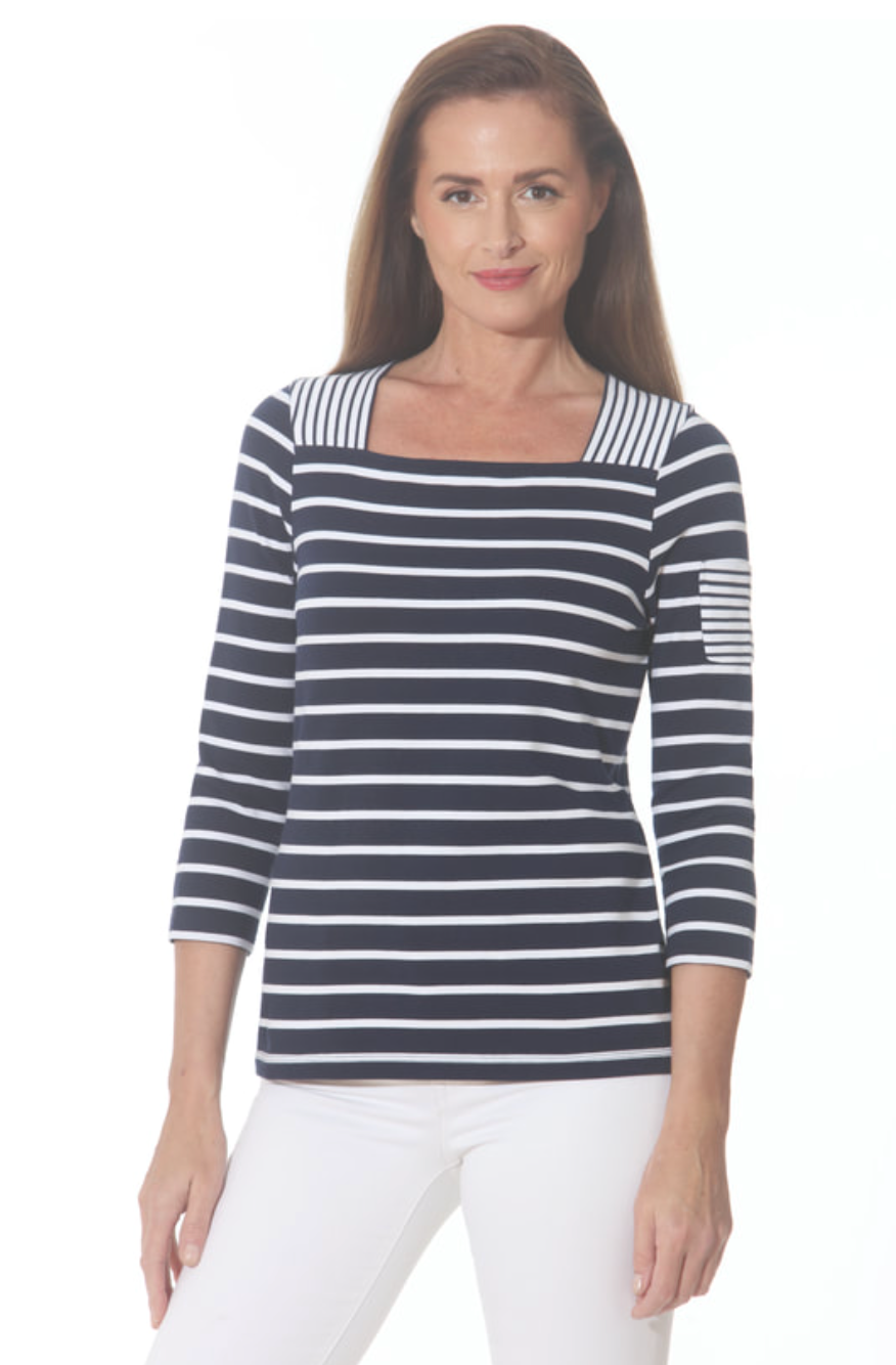 Eli | Stripe Top