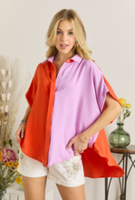 Load image into Gallery viewer, Adora | Button Down Colorblock
