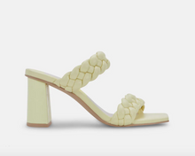 Load image into Gallery viewer, Dolce Vita | Braided 2 Strap Heel Lemon Crm
