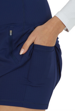 Load image into Gallery viewer, Ibkul | Solid Active Skirt Navy
