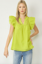 Load image into Gallery viewer, Cloister Collection | Top W Ruffle Slv Detail
