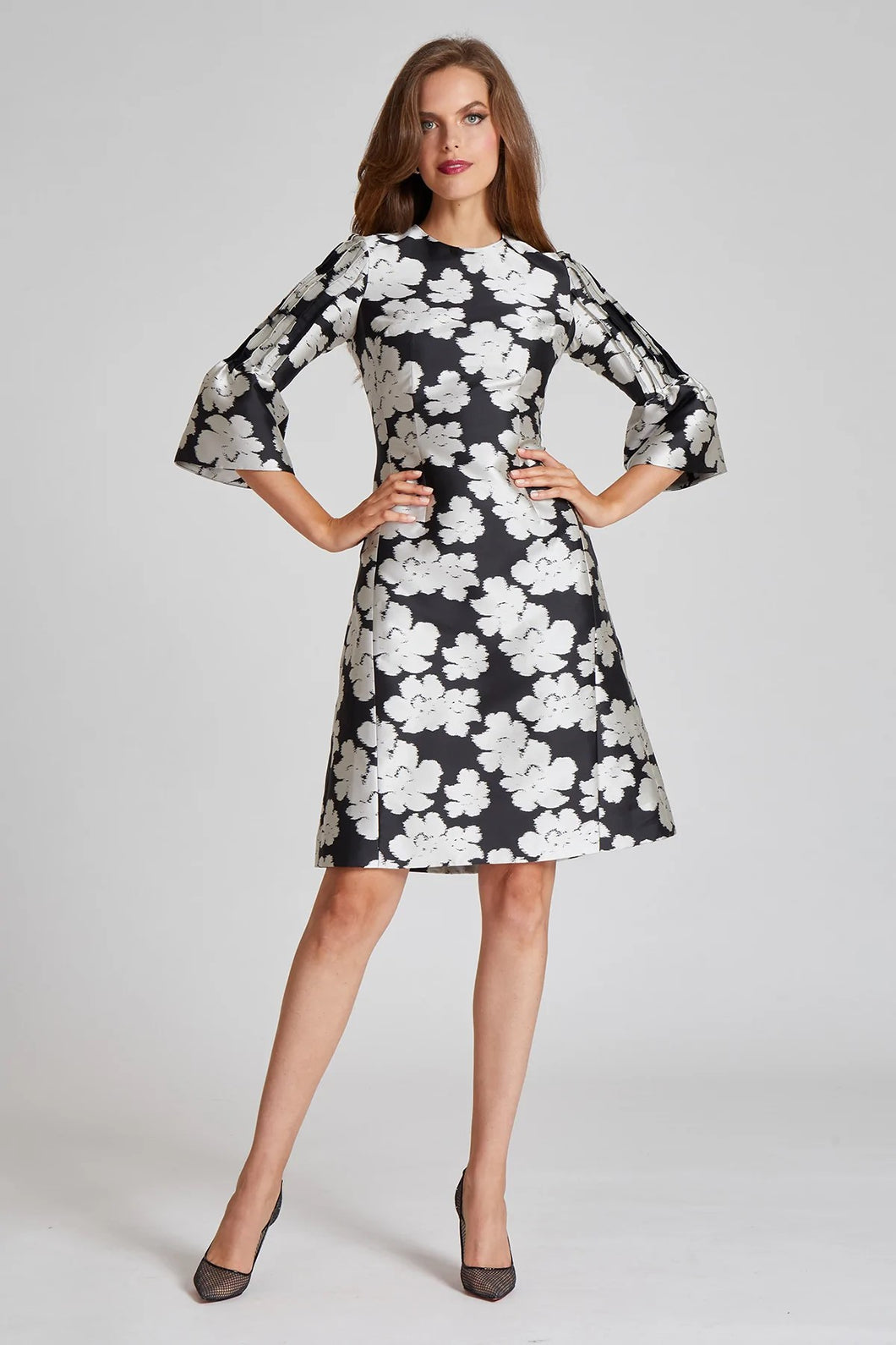 Teri Jon | Dress with Flowers